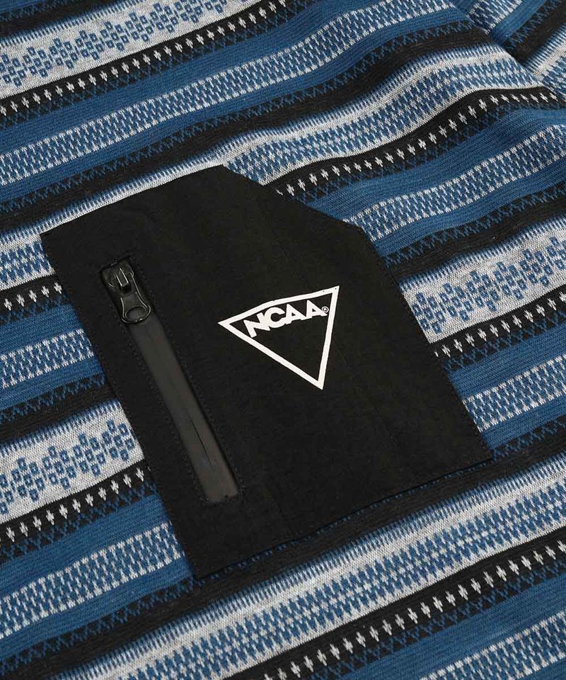 基本緹花條紋上衣