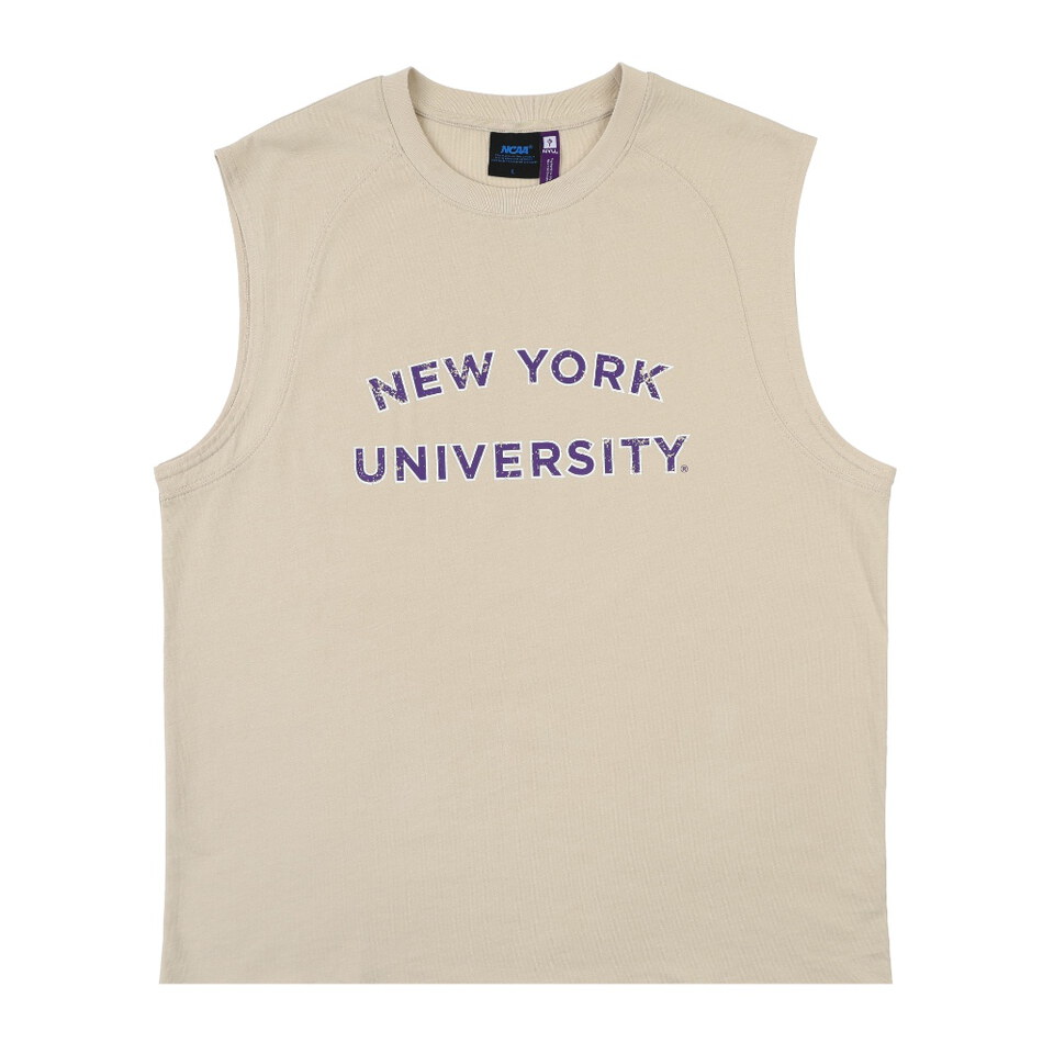 NCAA0510-262 中性剪接印花背心_NYU