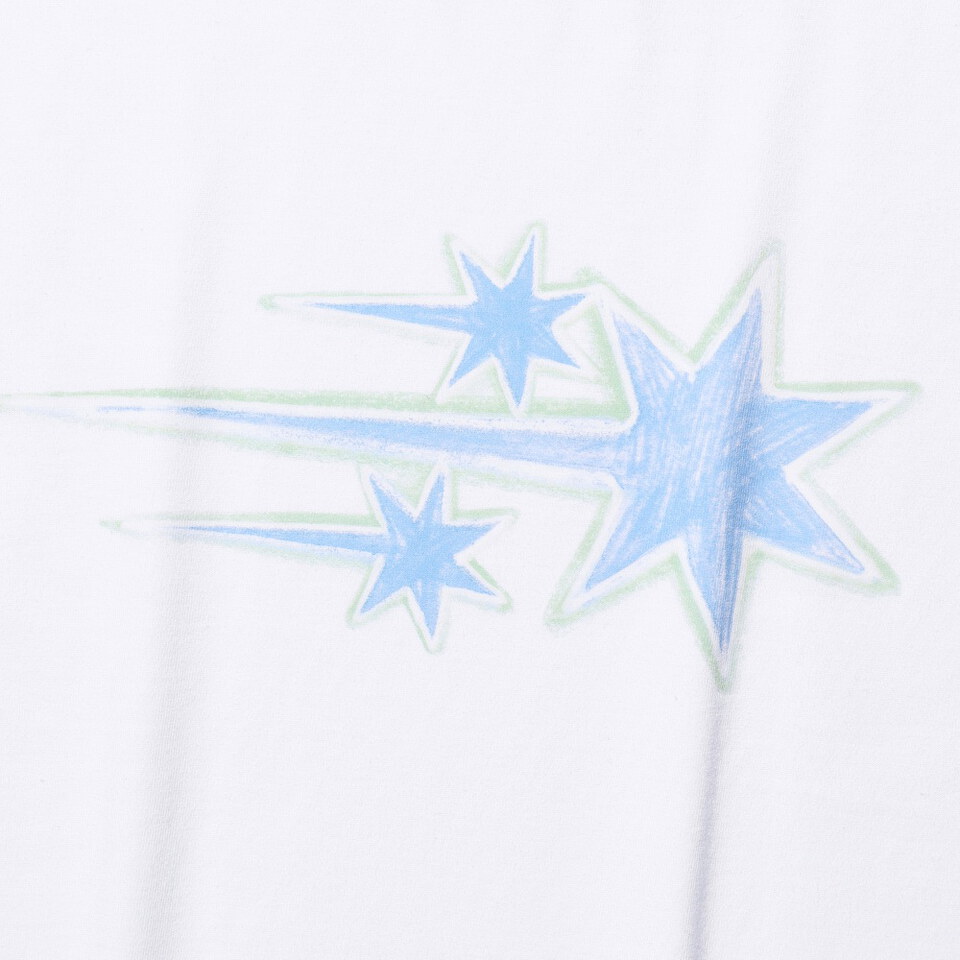 NGC0106-261 星星上衣 DRAWING 3STAR BIG CROP TEE