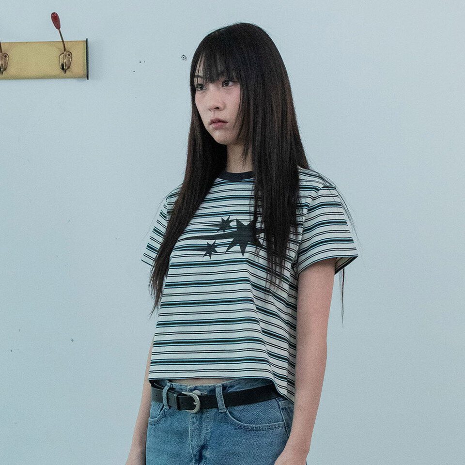 NGC0108-261 條紋星星上衣 STRIPE 3STAR BASIC TEE