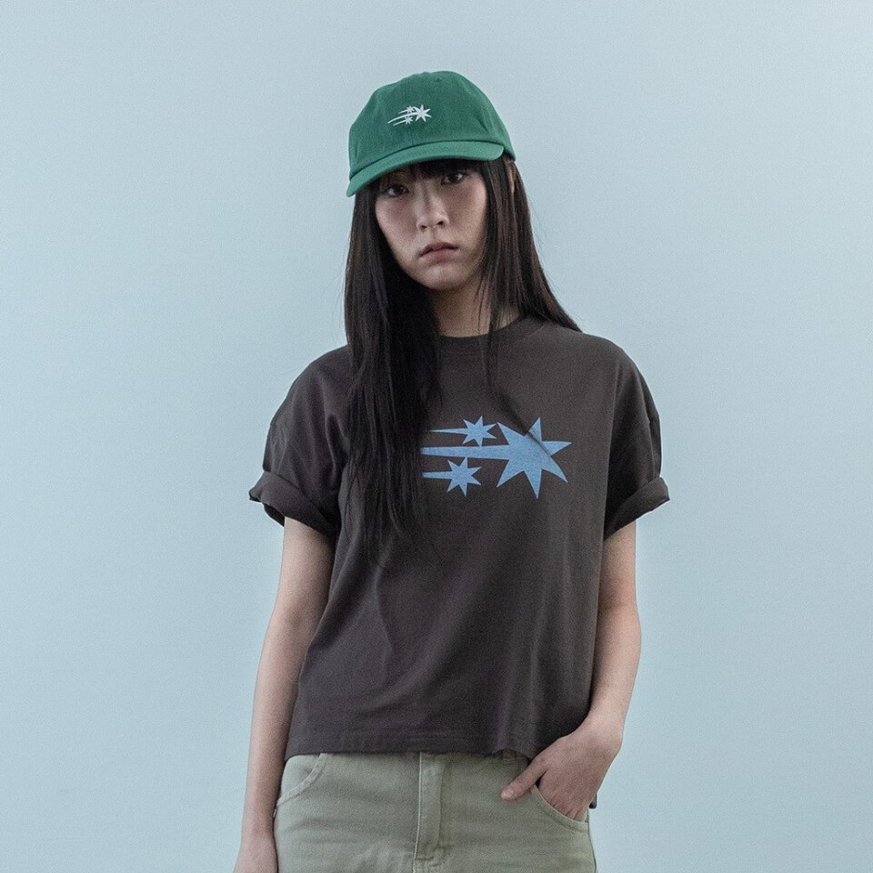 NGC0115-262 星星圖像上衣 3STAR BIG CROP TEE
