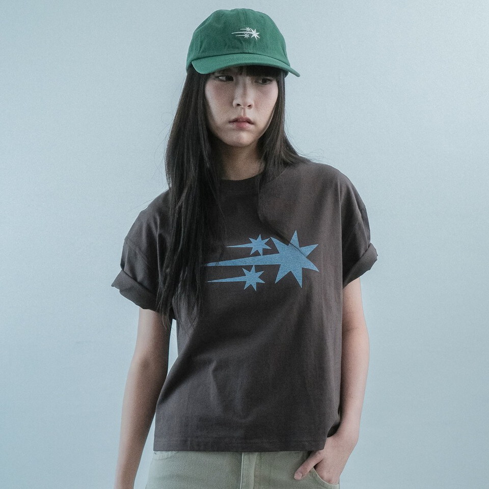 星星圖像上衣 3STAR BIG CROP TEE