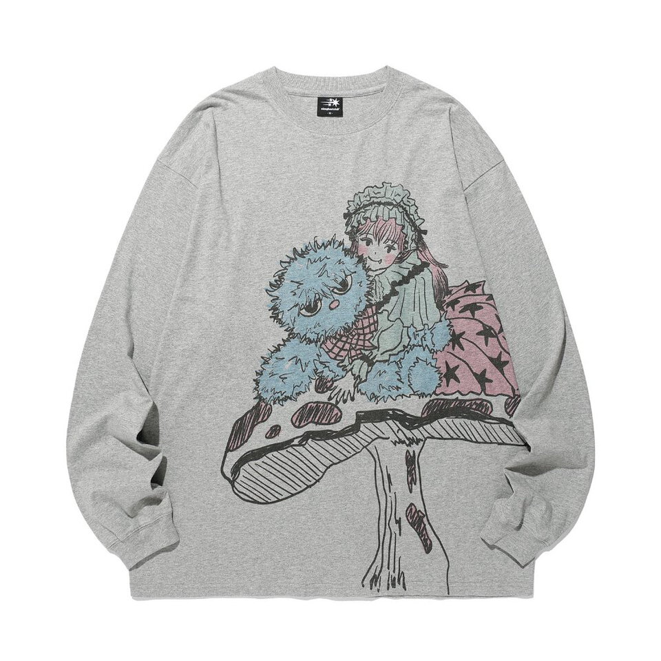 NGC0119-262 寬鬆圖像長TEE HUG BLUEBOY BIGBIG LS TEE