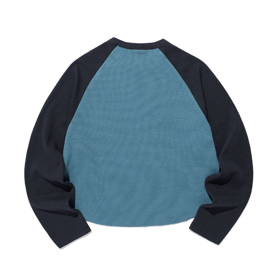 華夫格長TEE CAT ANGEL WAFFLE RAGLAN LS TEE