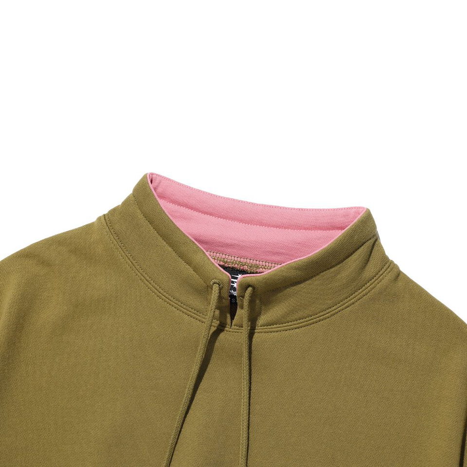 刺繡立領大學T 3STAR HIGH NECK SWEATSHIRTS
