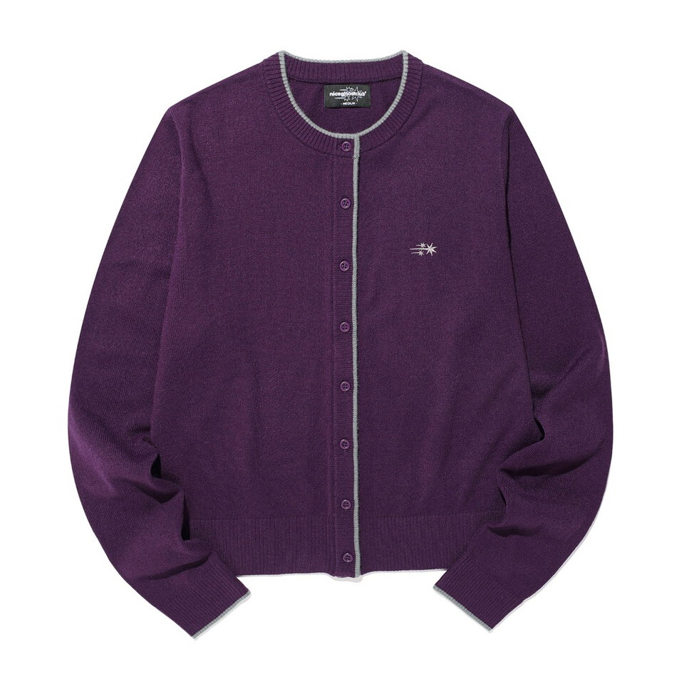 NGC0301-262 撞色針織開襟衫 TRIM LINE CARDIGAN
