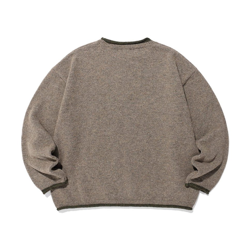小熊針織上衣 BEAR GRAPHIC WIDE CROP KNIT