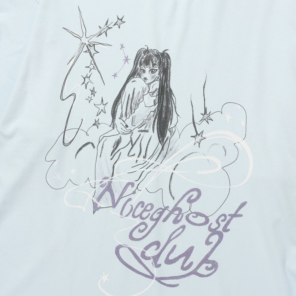 連帽長袖上衣 DREAMING GIRL BIGBIG HOODED LS TEE