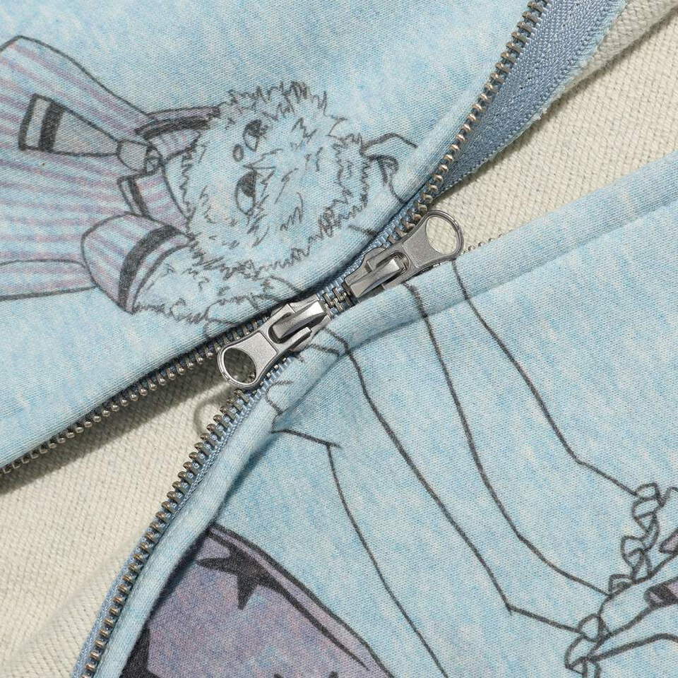 插畫連帽外套 HAND IN HAND HOODIE ZIP UP