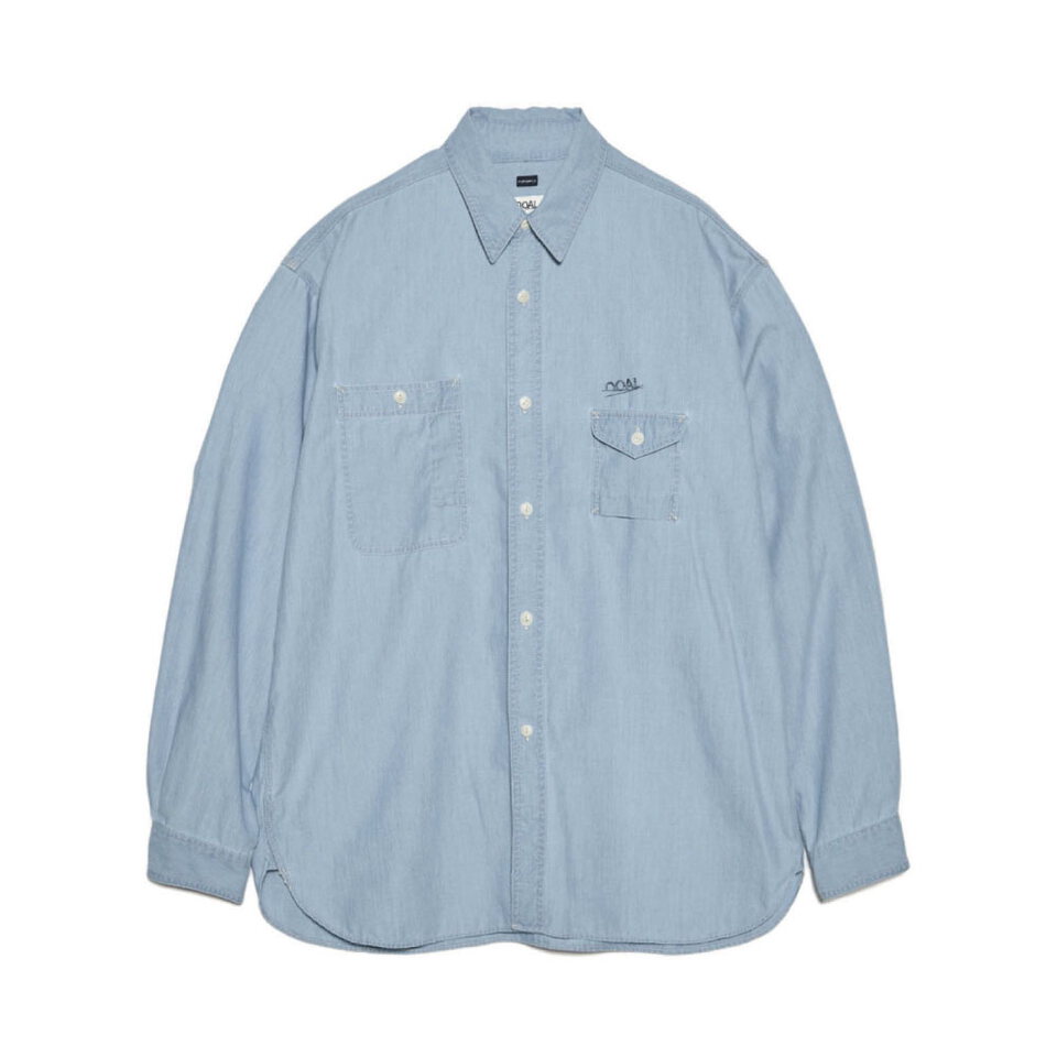 寬版襯衫 Regular Collar Chambray Shirt