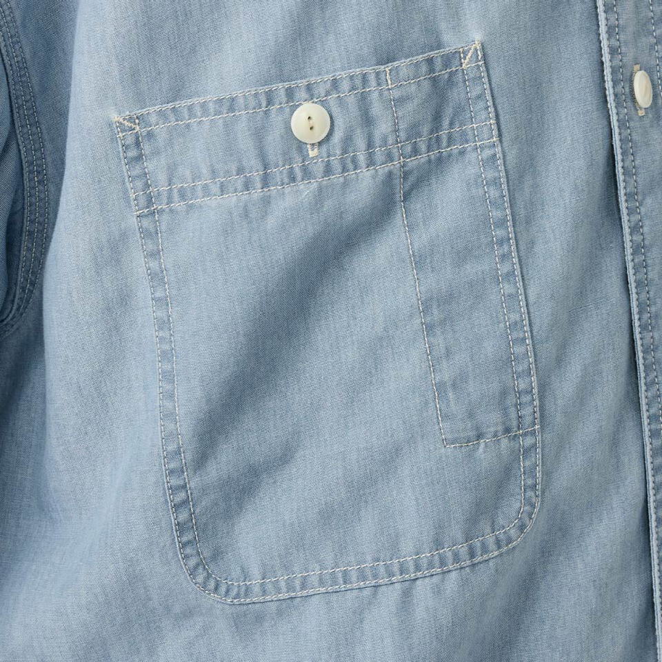 寬版襯衫 Regular Collar Chambray Shirt
