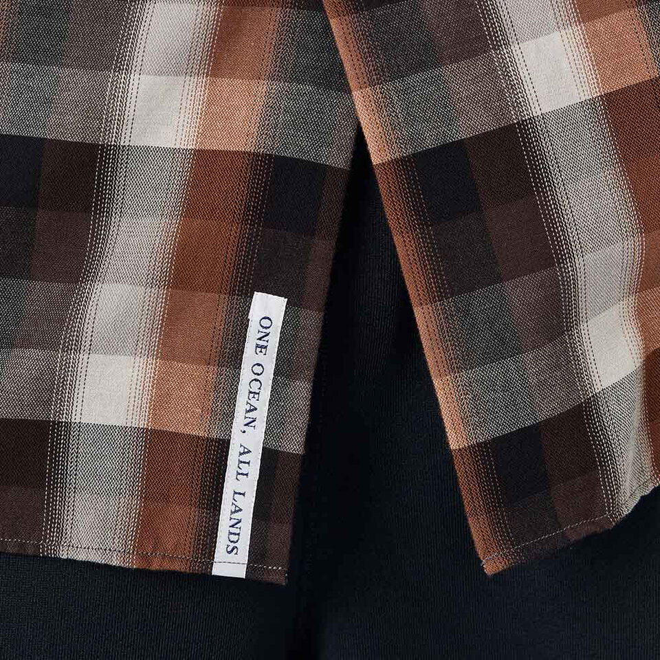 NMA0270-261 格紋襯衫 Regular Collar Wind Shirt