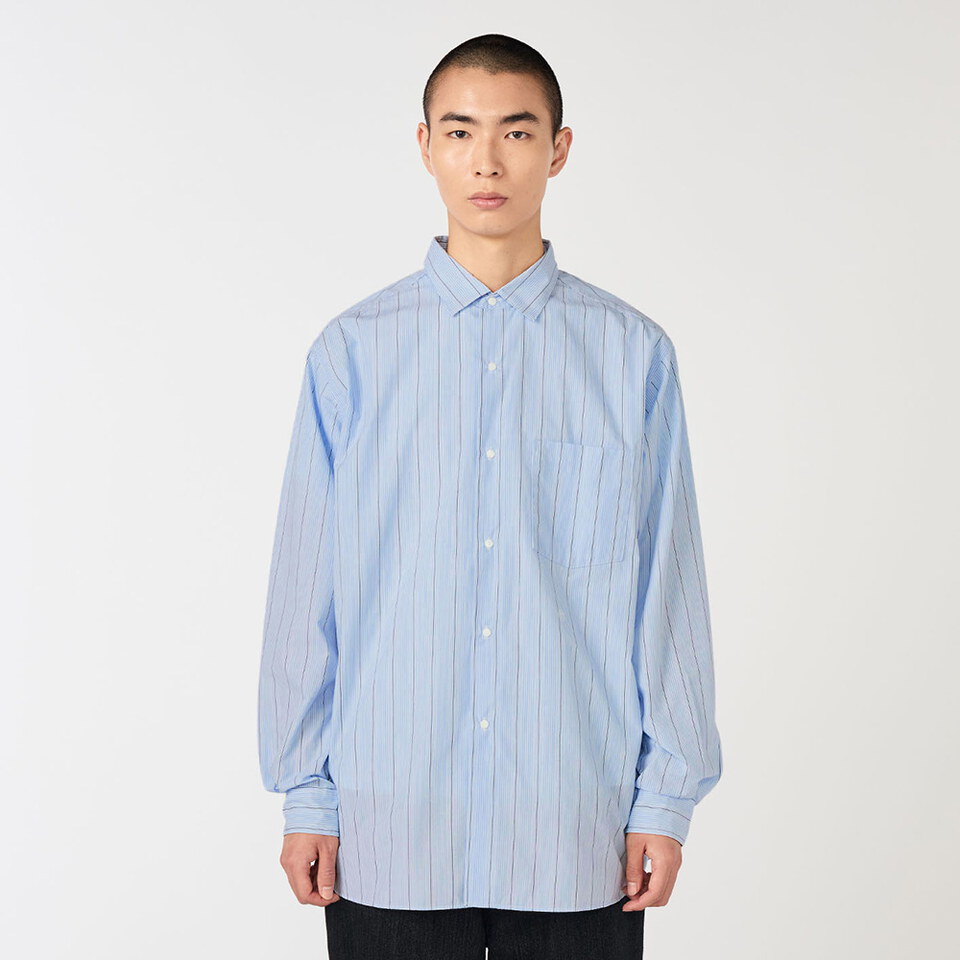NMA0276-261 條紋襯衫 Regular Collar Stripe Wind Shirt