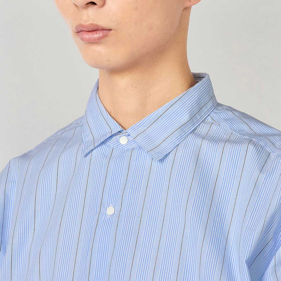 NMA0276-261 條紋襯衫 Regular Collar Stripe Wind Shirt