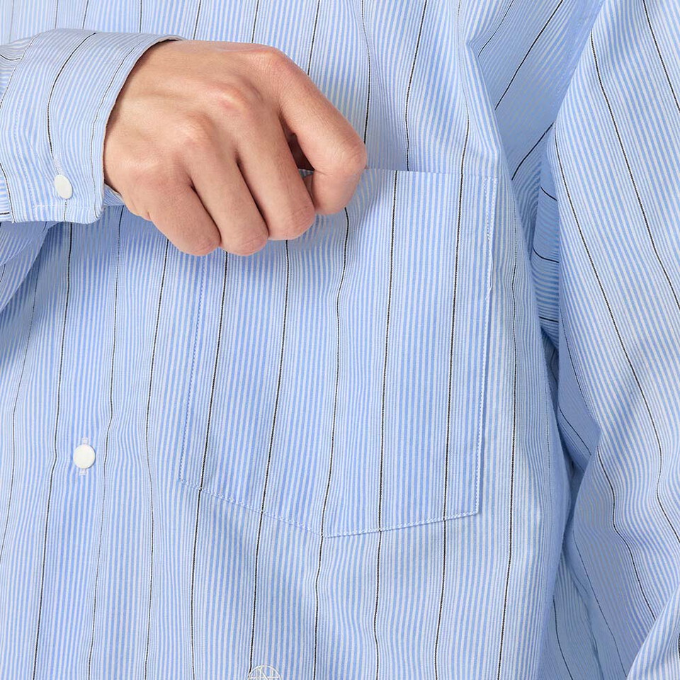 NMA0276-261 條紋襯衫 Regular Collar Stripe Wind Shirt