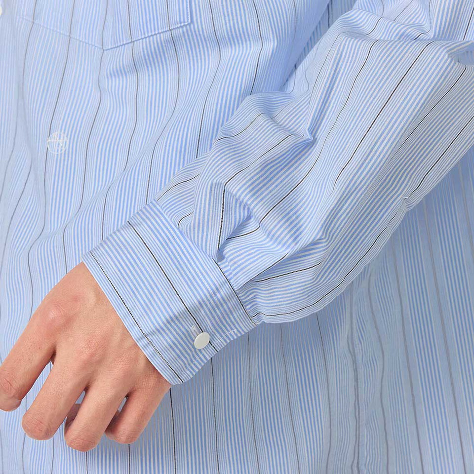 NMA0276-261 條紋襯衫 Regular Collar Stripe Wind Shirt
