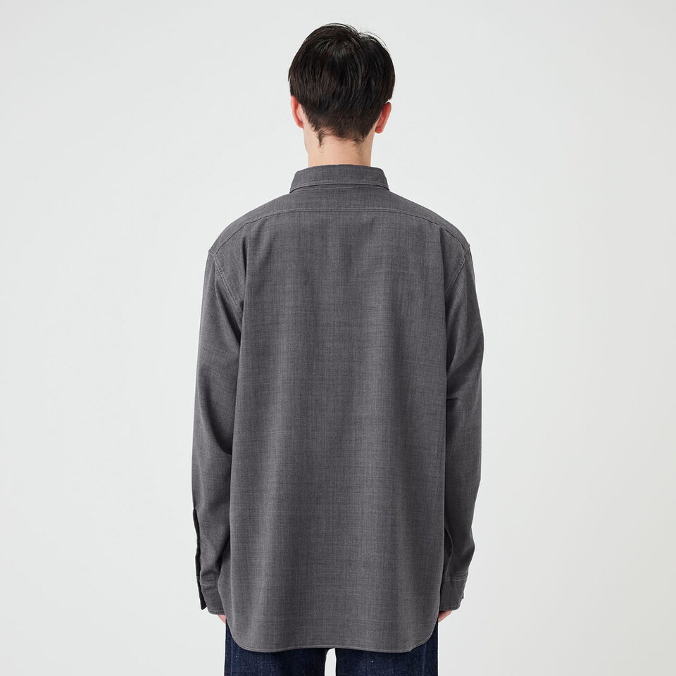 NMA0282-262 寬版口袋襯衫 Polyester Wool Field Shirt