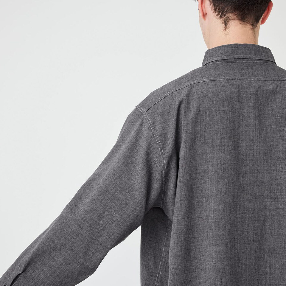 NMA0282-262 寬版口袋襯衫 Polyester Wool Field Shirt