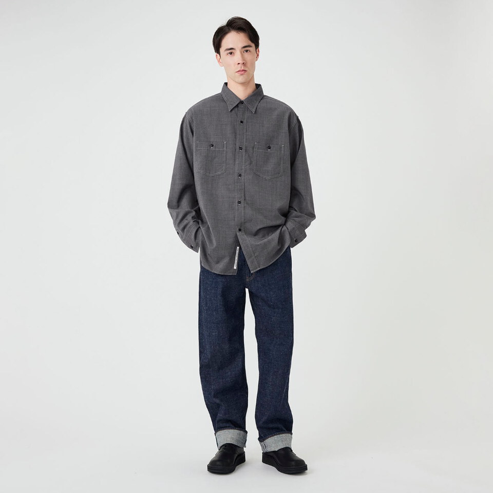 NMA0282-262 寬版口袋襯衫 Polyester Wool Field Shirt