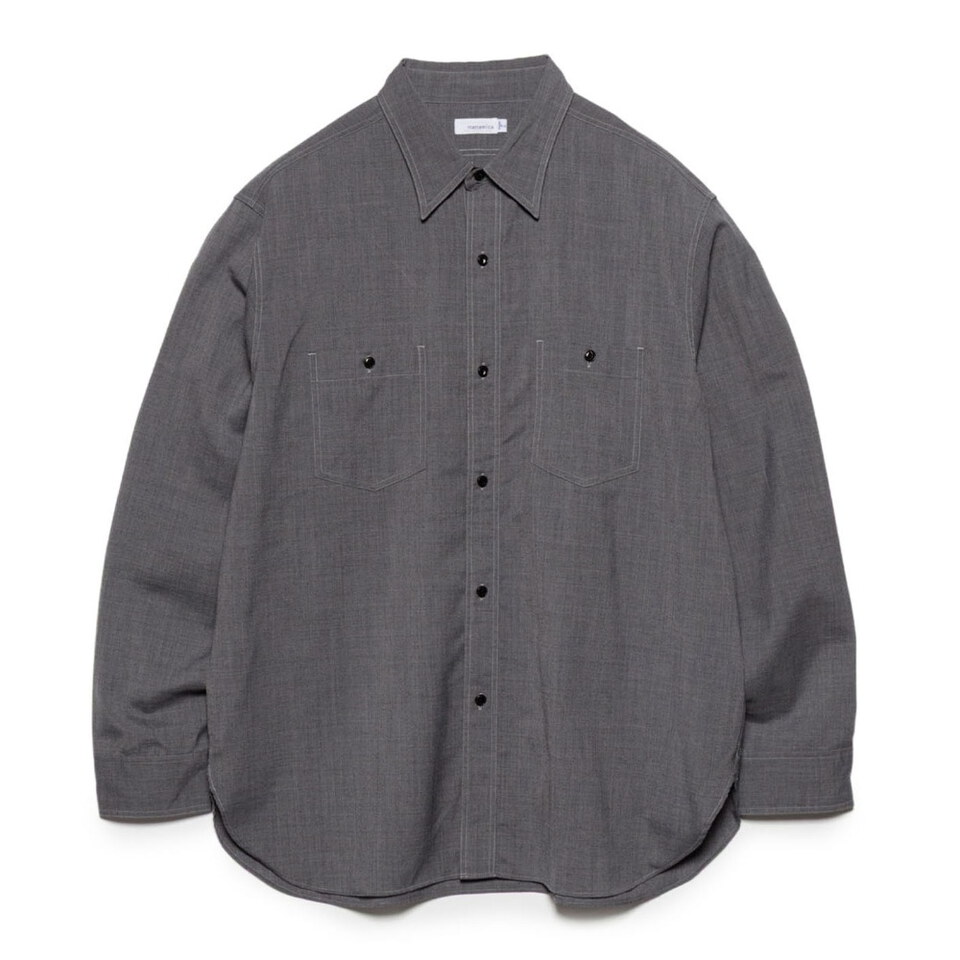 NMA0282-262 寬版口袋襯衫 Polyester Wool Field Shirt