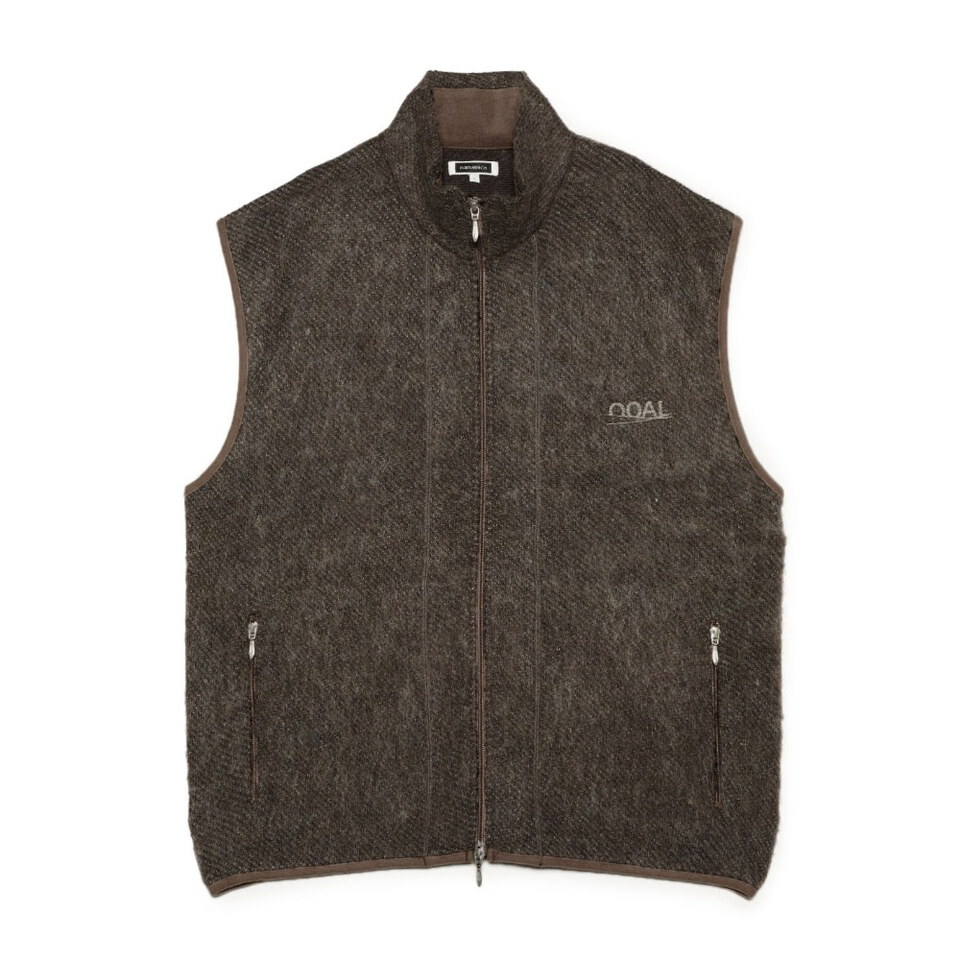 NMA0506-262 馬海毛拉鍊背心 OOAL Zip Up Mohair Vest