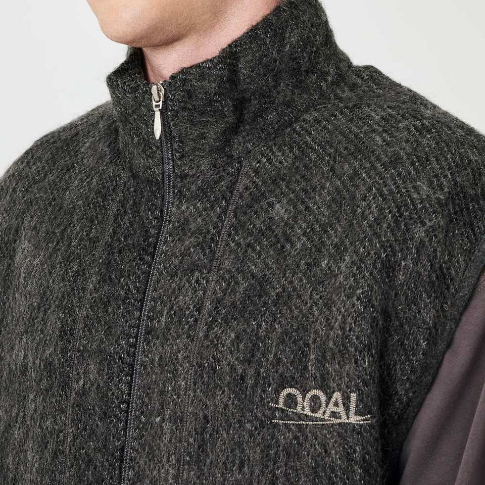 NMA0506-262 馬海毛拉鍊背心 OOAL Zip Up Mohair Vest