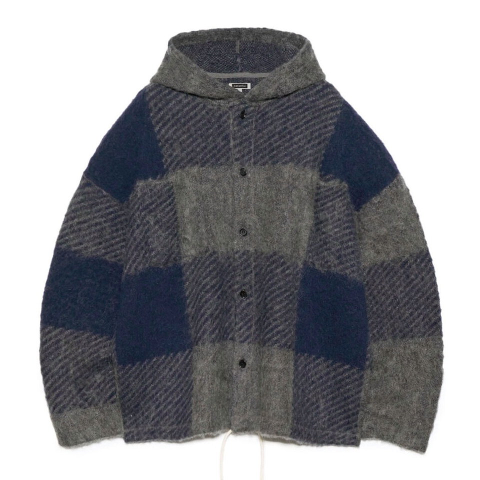 NMA0711-262 馬海毛連帽外套 OOAL Mohair Hooded Jacket