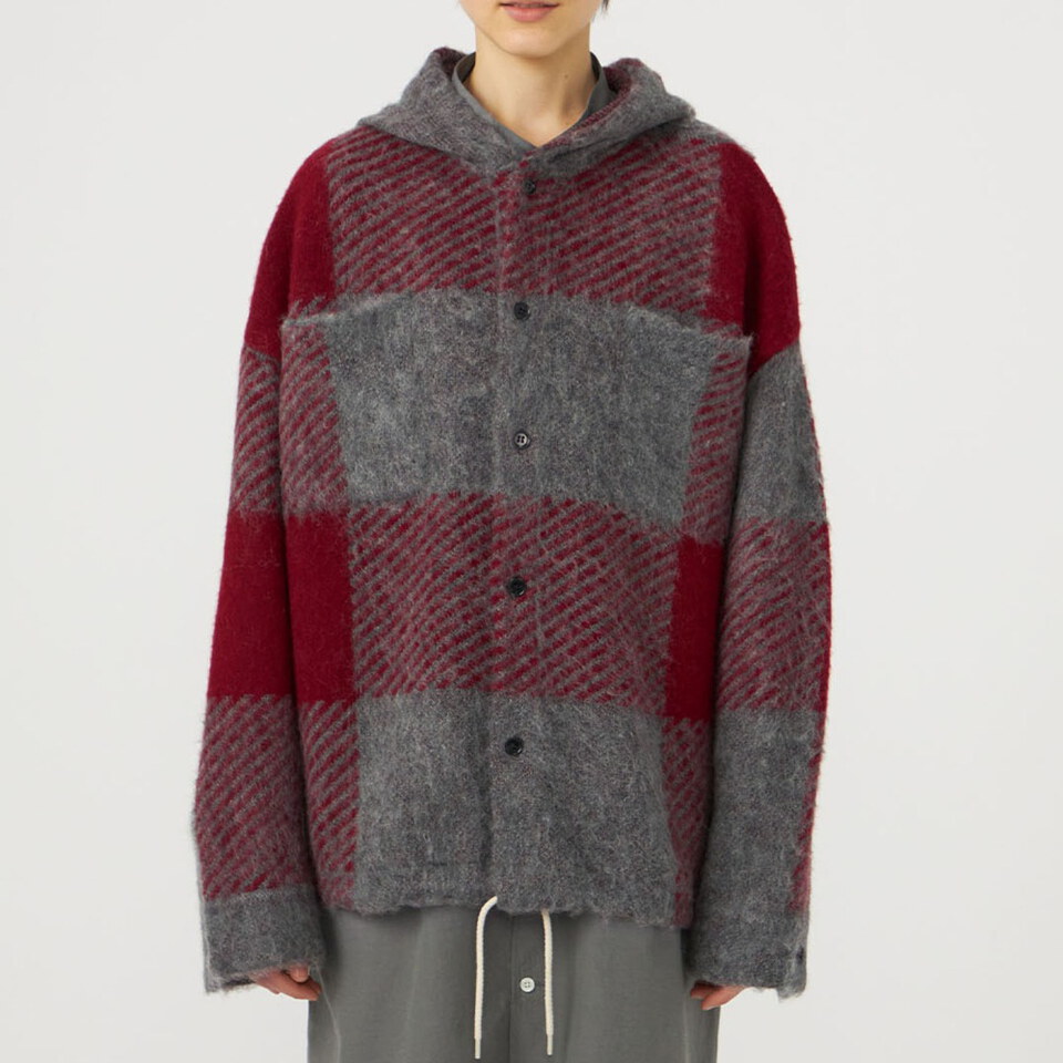 NMA0711-262 馬海毛連帽外套 OOAL Mohair Hooded Jacket