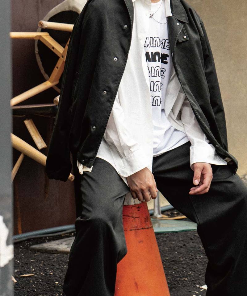 NMA1642-252 nanamica for plain-me 別注款雙打褶長褲 Double Pleated Chino Pants