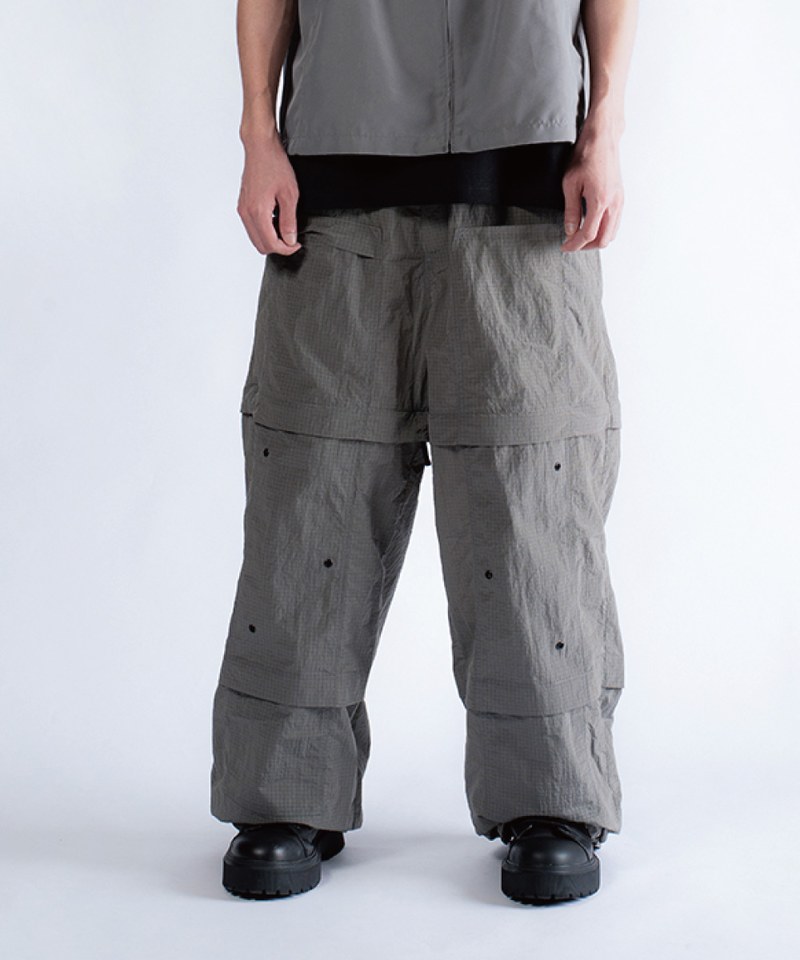 NZQ9913-241 可拆式涼感三節式長褲 Detach wide pants