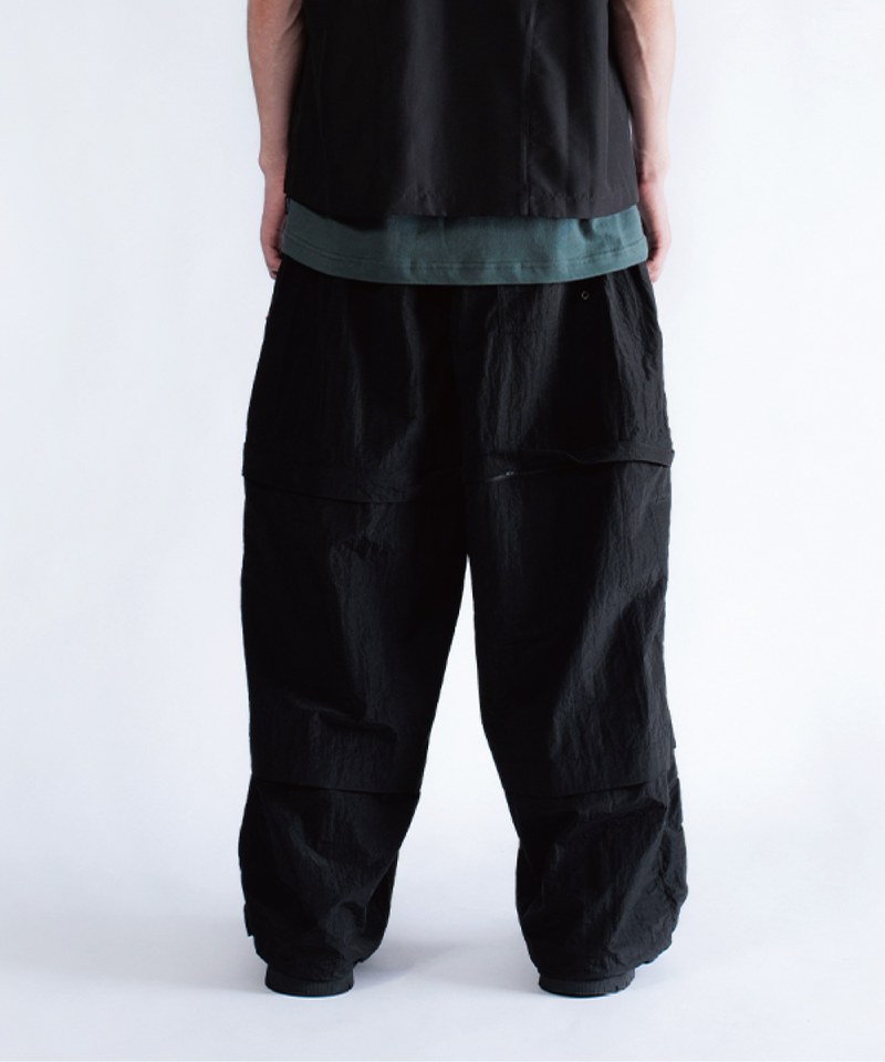 可拆式涼感三節式長褲 Detach wide pants
