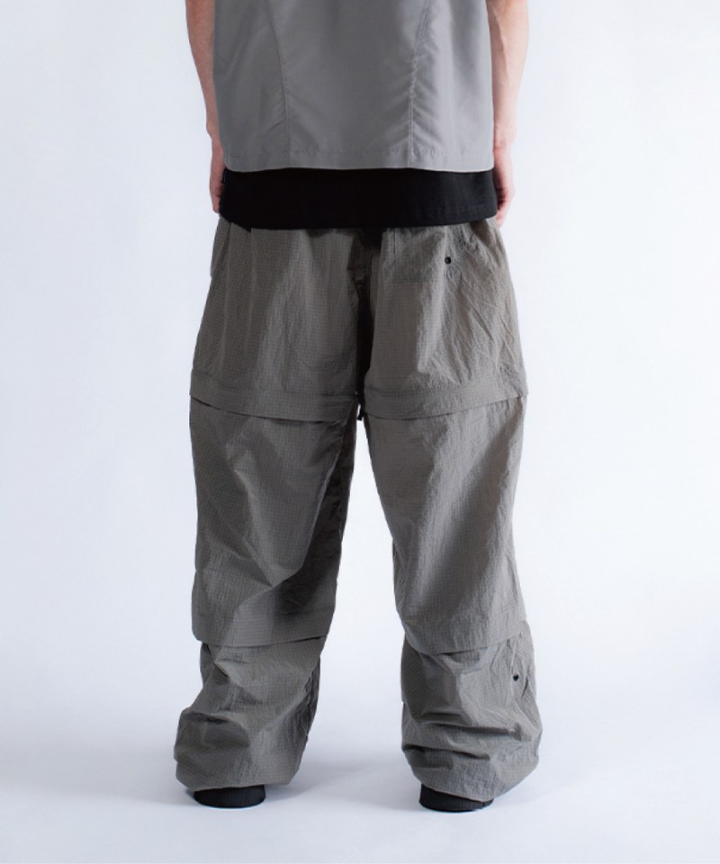 可拆式涼感三節式長褲 Detach wide pants