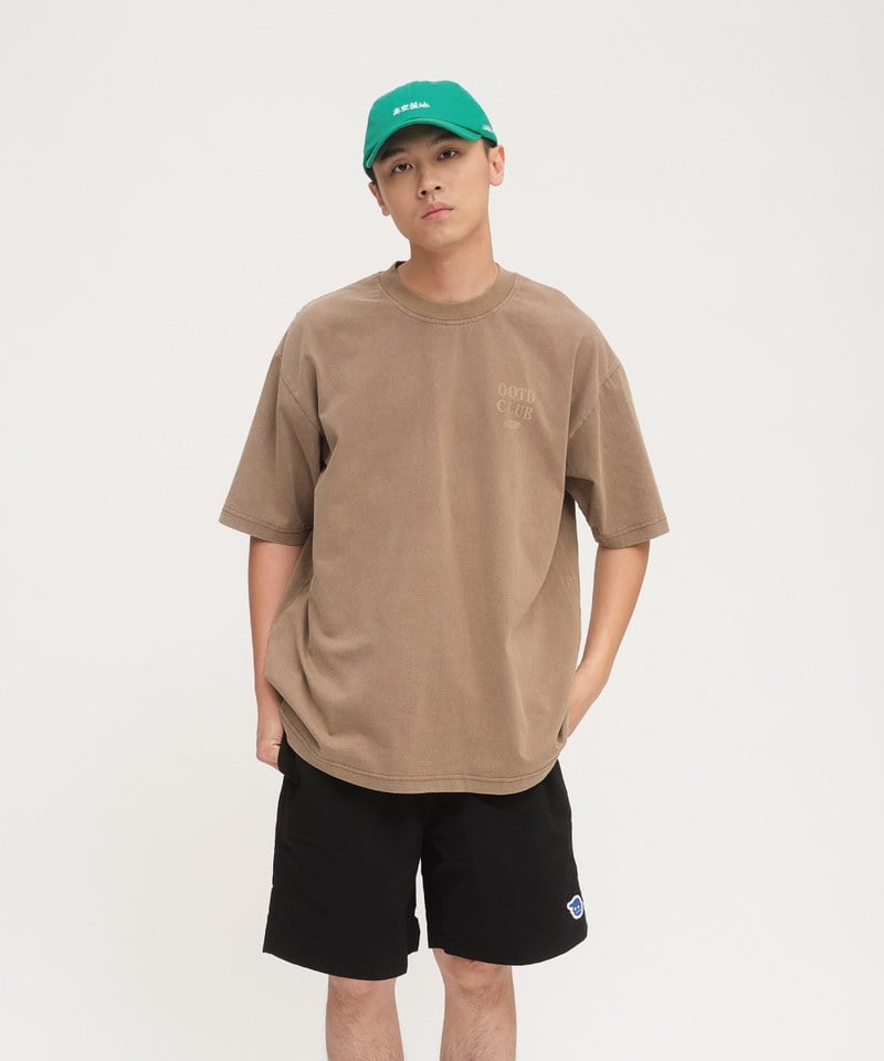 OPM0113-252 OOTD CLUB水洗感圖TEE