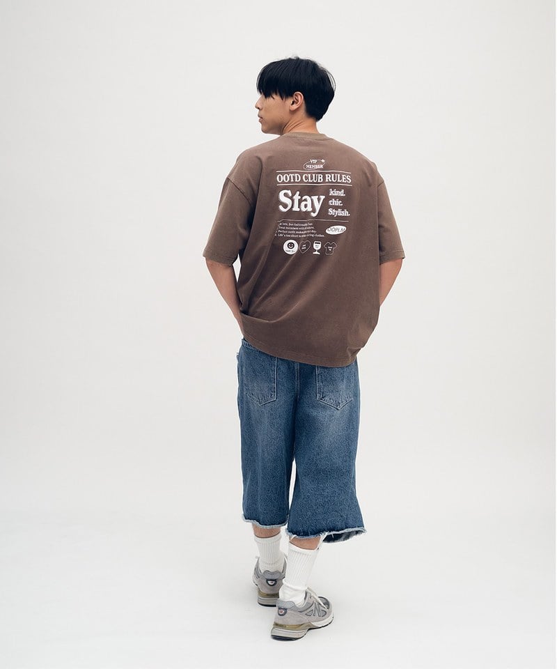 OPM0118-252 OOTD CLUB守則TEE