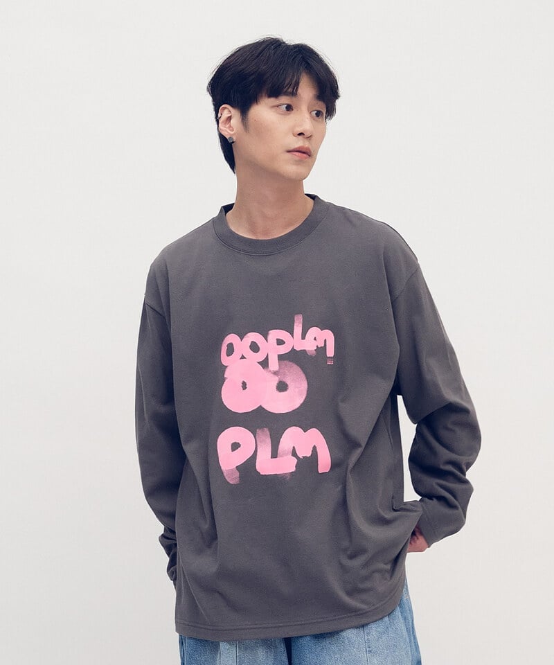 OPM0119-252 漸變層疊LOGO長TEE