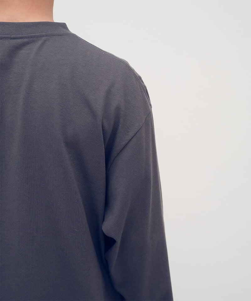 漸變層疊LOGO長TEE