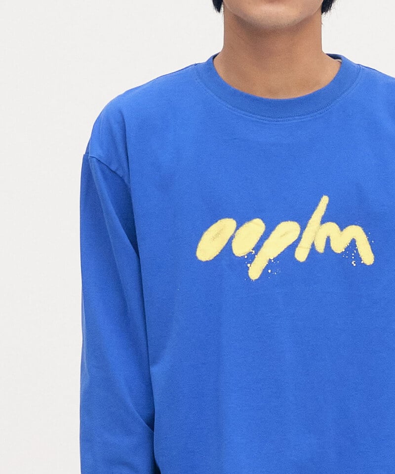 OPM0120-252 噴漆LOGO洗舊感長TEE