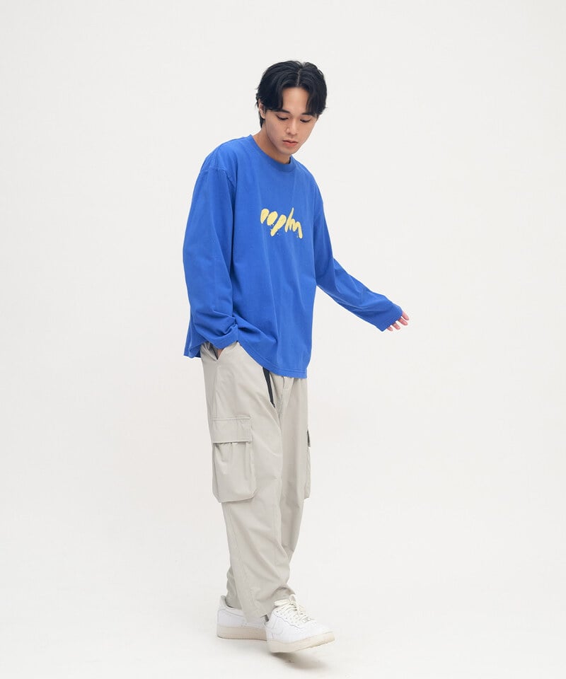 OPM0120-252 噴漆LOGO洗舊感長TEE