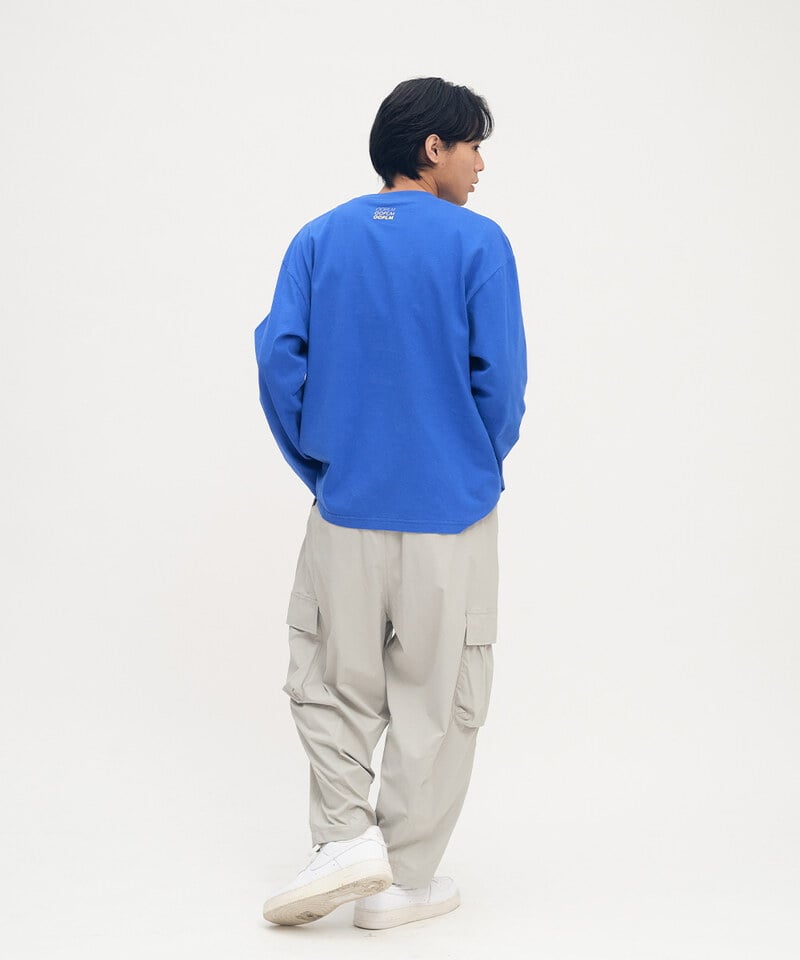 OPM0120-252 噴漆LOGO洗舊感長TEE