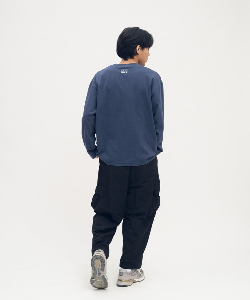 OPM0120-252 噴漆LOGO洗舊感長TEE