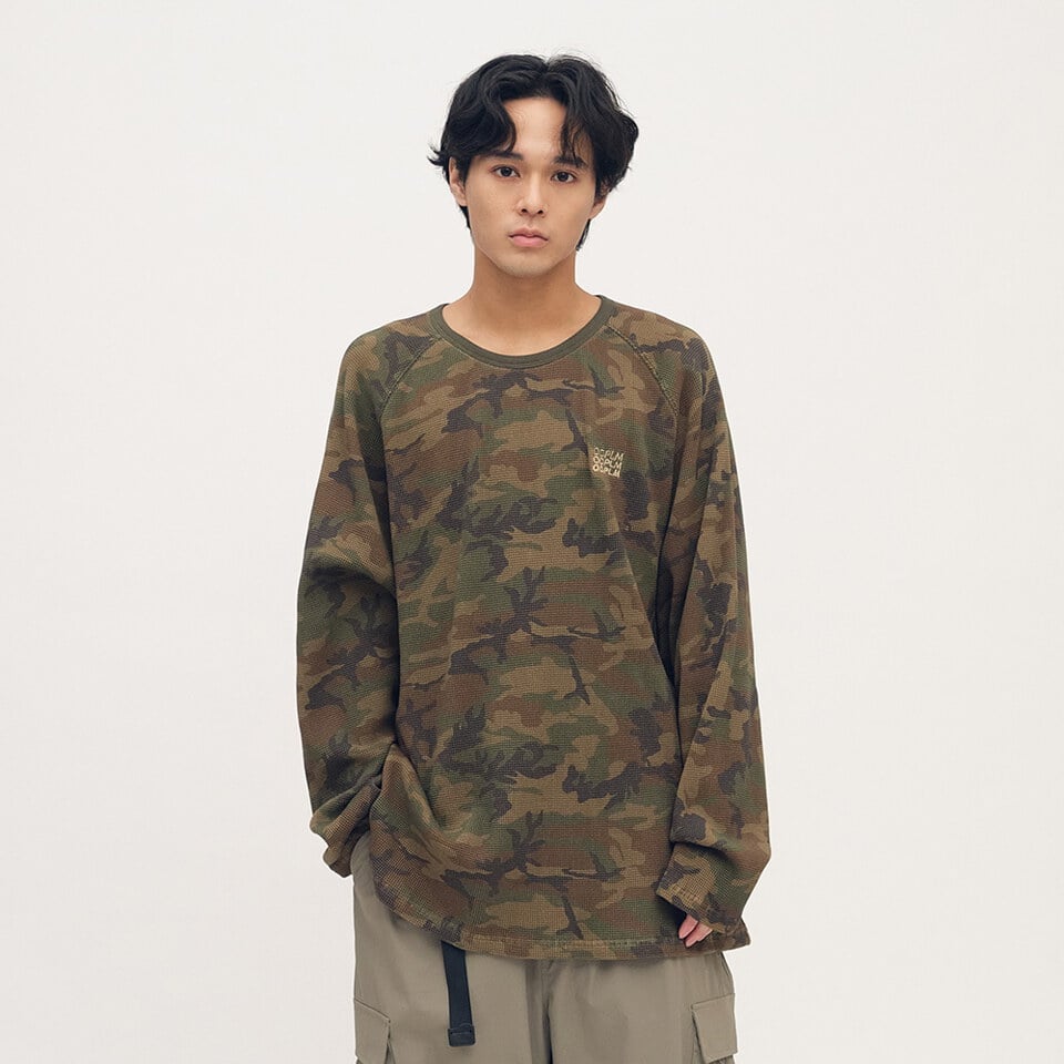 OPM0121-252 迷彩華夫格長TEE