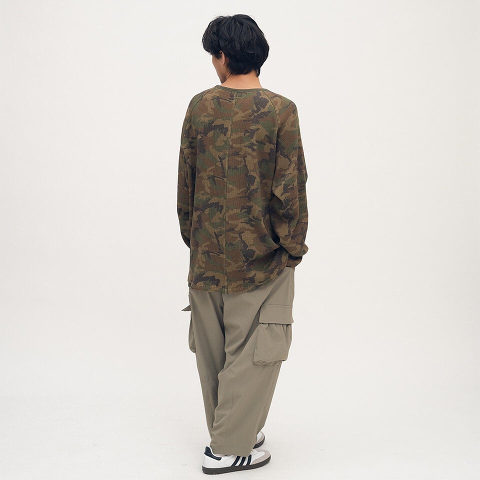 OPM0121-252 迷彩華夫格長TEE