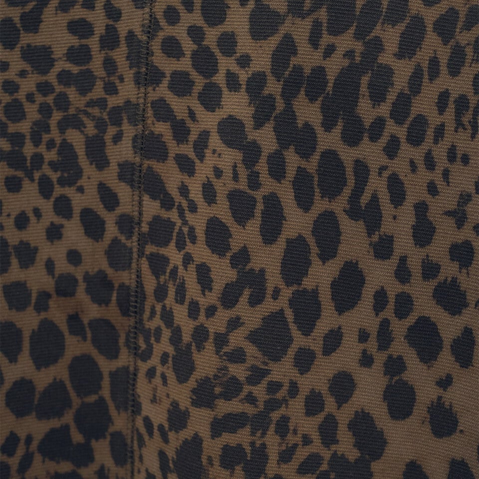 OPM0122-252 豹紋棉質長TEE