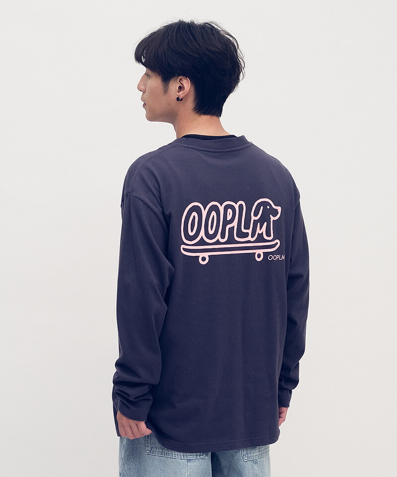 OPM0124-252 臘腸狗狗滑板長TEE