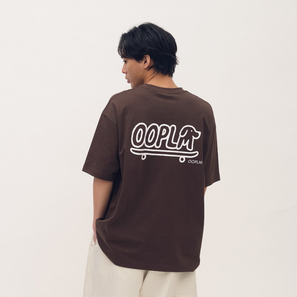 臘腸狗狗滑板短TEE