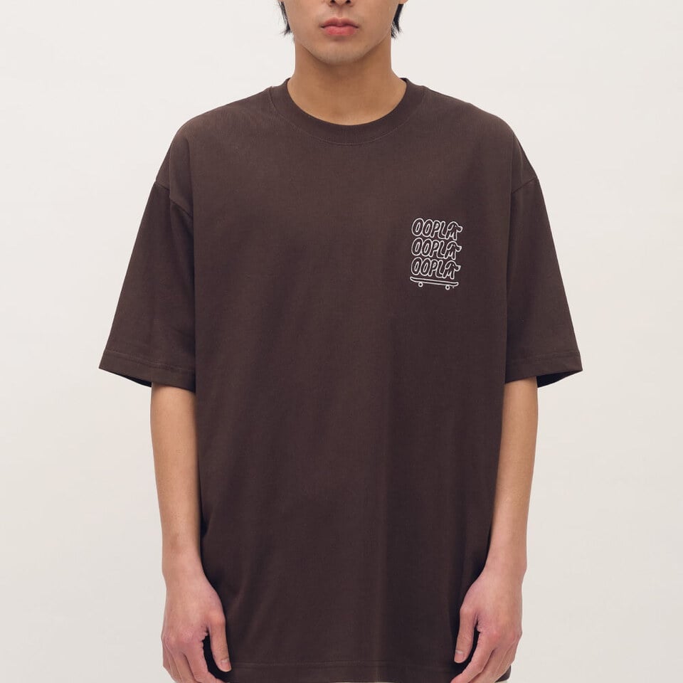 臘腸狗狗滑板短TEE