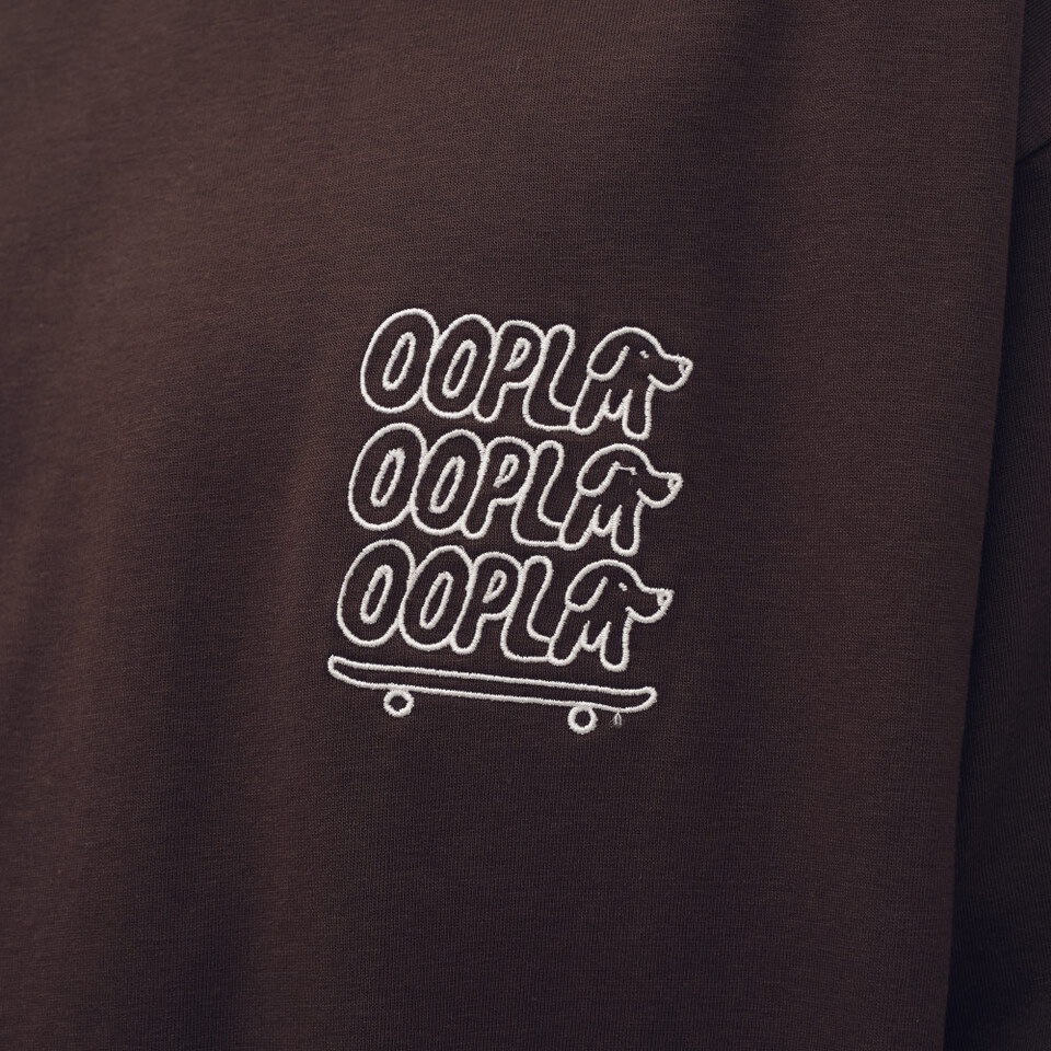 臘腸狗狗滑板短TEE