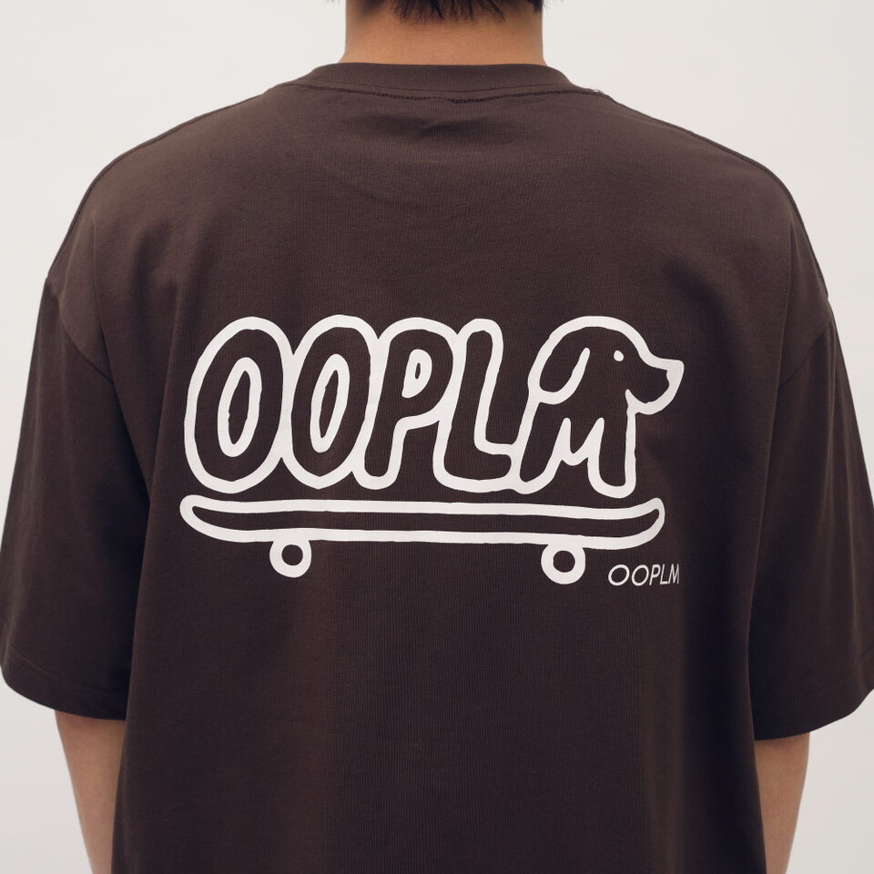 臘腸狗狗滑板短TEE