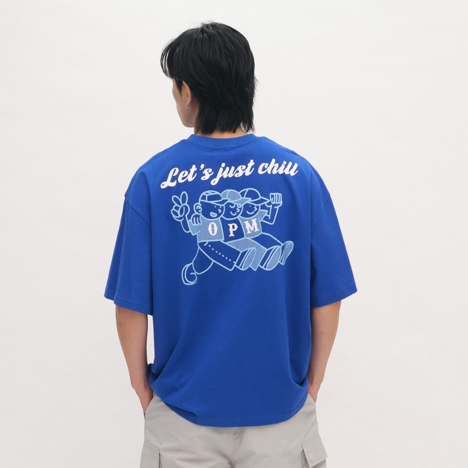 日常草寫LOGO圖TEE