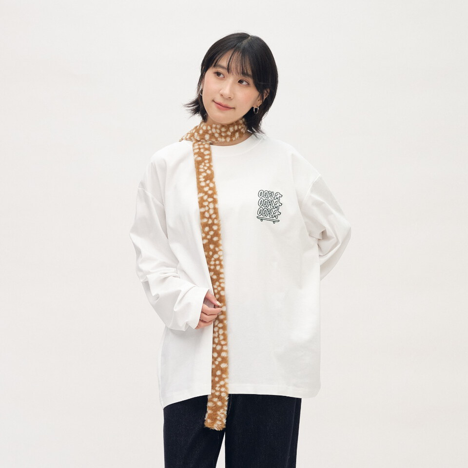臘腸狗狗滑板長袖TEE